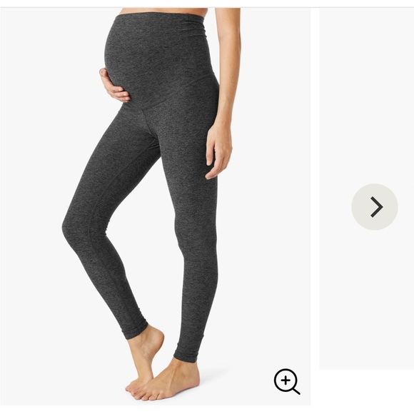 Beyond the Bump Pants - GUC Beyond Yoga Spacedye Love the bump midi maternity legging - black charcoal S